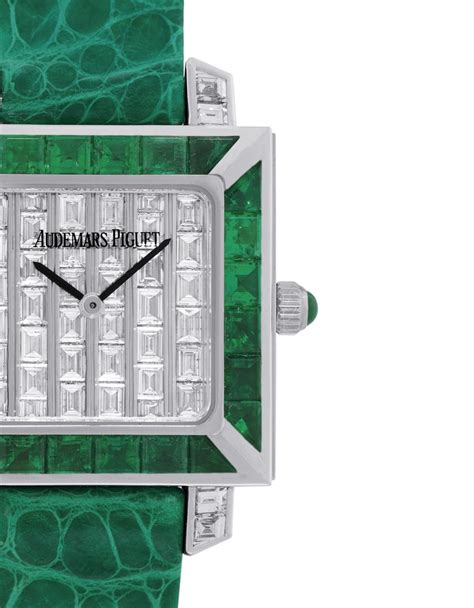 emerald audemars piguet|Audemars Piguet white gold.